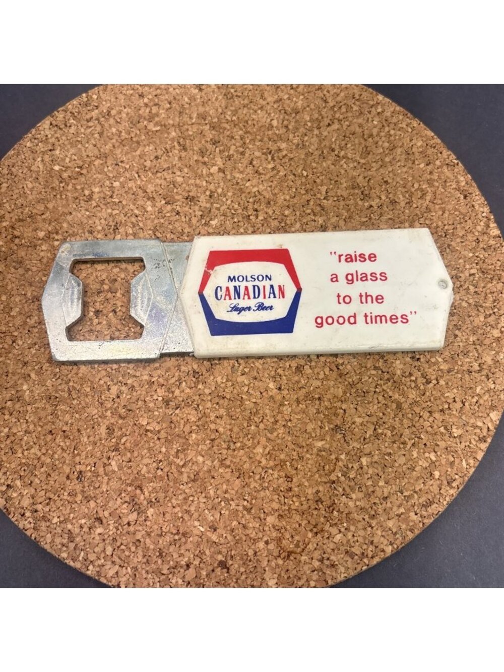 VINTAGE BOTTLE Opener Beer Themed - Molson Canadian
